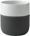 Royal Copenhagen Anthracite Fluted Contrast Mug In Two-tone