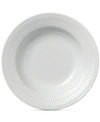 Royal Copenhagen White Fluted Plain Soup Plate In White