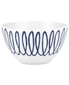 Kate Spade New York Charlotte Street East Soup Bowl In White/blue