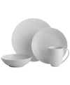 Nambe Pop Collection By Robin Levien 4-piece Place Setting In Chalk