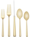 KATE SPADE 5-PC. MALMO GOLD PLACE SETTING.