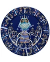 Iittala Blue Taika Dinner 10.6" Plate In White