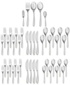 Nambe 45-pc. Bend Flatware Set, Service For 8 In Silver