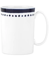 Kate Spade New York Charlotte Street East Mug In White,blue