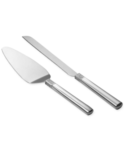 WATERFORD , LISMORE DIAMOND CAKE KNIFE & SERVER SET