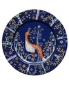 IITTALA DINNERWARE, TAIKA BLUE SALAD PLATE