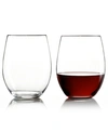 RIEDEL WINE GLASSES, SET OF 2 O CABERNET & MERLOT TUMBLERS