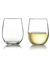 RIEDEL WINE GLASSES, SET OF 2 O CHARDONNAY TUMBLERS