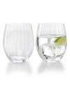 RIEDEL OPTICAL O LONGDRINK GLASSES, SET OF 2