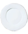 Vietri Lastra Salad Plate In White