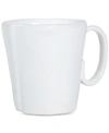 Vietri Lastra Collection Mug In White