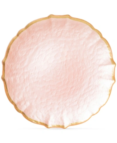 VIETRI PASTEL GLASS COLLECTION SERVICE PLATE/CHARGER
