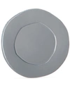 Vietri Lastra Stoneware Dinner Plate In Gray