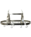 ALL THE RAGES ELEGANT DESIGNS 2 LIGHT KITCHEN POT RACK WITH DOWNLIGHTS