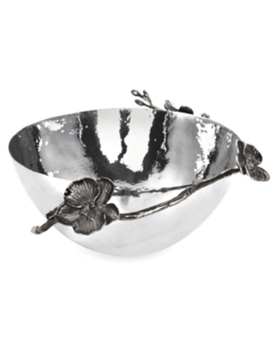 Michael Aram Black Orchid Bowl, Medium In Black Nickelplate