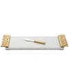 MICHAEL ARAM GRANITE 2-PC. PALM CHEESEBOARD & SPREADER SET