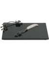 Michael Aram Black Orchid Small Cheese Board With Knife