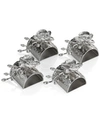 Michael Aram White Orchid Set Of 4 Napkin Rings