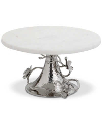 MICHAEL ARAM WHITE ORCHID MARBLE CAKE STAND