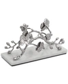 Michael Aram White Orchid Vertical Napkin Holder In Silver