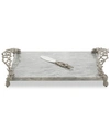 Michael Aram Ocean Reef Cheese Board With Knife In Silver