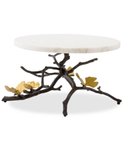 Michael Aram Butterfly Ginkgo Cake Stand In White