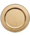 MICHAEL ARAM HAMMERTONE GOLD-TONE CHARGER/PLATTER