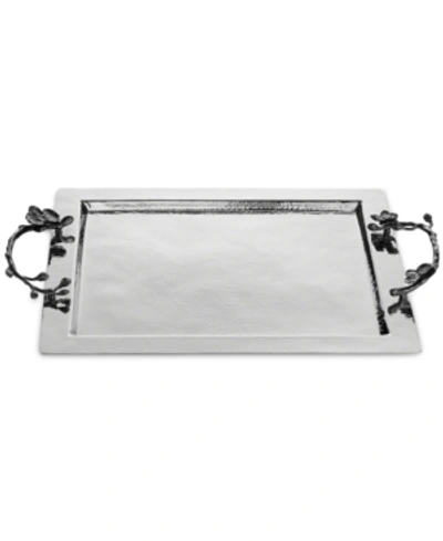 MICHAEL ARAM BLACK ORCHID HANDLED SERVING TRAY