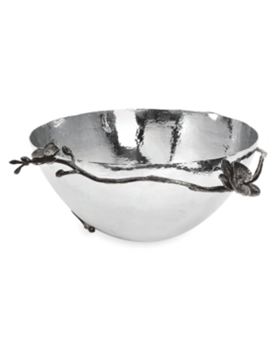 Michael Aram Black Orchid Bowl, Large In Black Nickelplate