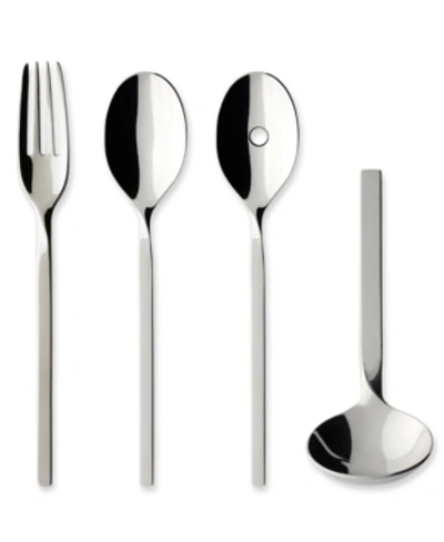 Villeroy & Boch Flatware 18/10, New Wave 4 Piece Serving Set