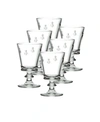 LA ROCHERE NAPOLEON BEE 9-OUNCE WINE GLASS, SET OF 6