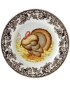 Spode Woodland Turkey Luncheon Plate