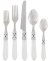 Vietri Aladdin Brilliant 5-pc. Flatware Place Setting In Clear