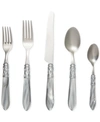Vietri Aladdin Brilliant 5-pc. Flatware Place Setting In Grey