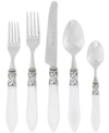 Vietri Aladdin Brilliant 5-pc. Flatware Place Setting In White