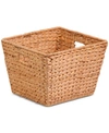 HONEY CAN DO HONEY-CAN-DO TALL SQUARE WATER HYACINTH BASKET