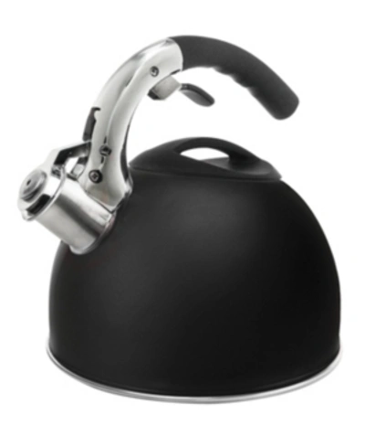 Primula 3-qt. Stainless Steel Whistling Kettle In Black