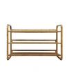Oceanstar 3-tier Bamboo Shoe Rack In Natural