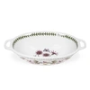 Portmeirion Botanic Garden Handled Oval Bowl In White/multi