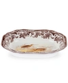 Spode Woodland Snipe Open Vegetable Bowl In Brown