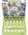 PORTMEIRION BOTANIC GARDEN SET OF 6 TEASPOONS