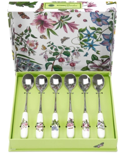 PORTMEIRION BOTANIC GARDEN TEASPOONS, SET OF 6