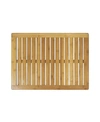 Oceanstar Bamboo Floor And Shower Mat In Teak Color