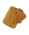 OCEANSTAR 3-PIECE BAMBOO CUTTING BOARD SET