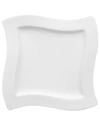 VILLEROY & BOCH DINNERWARE, NEW WAVE SQUARE SALAD PLATE