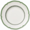 Villeroy & Boch French Garden Green Lines Rim Soup Plate In White