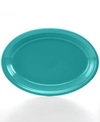 Fiesta 13 5/8" Large Oval Serving Platter In Turquoise