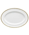Noritake Haku Oval Platter In White