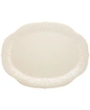 Lenox Dinnerware, French Perle Oval Platter In White