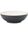 Noritake Colorwave 9.5" Round Vegetable Bowl, 64 oz In Graphite